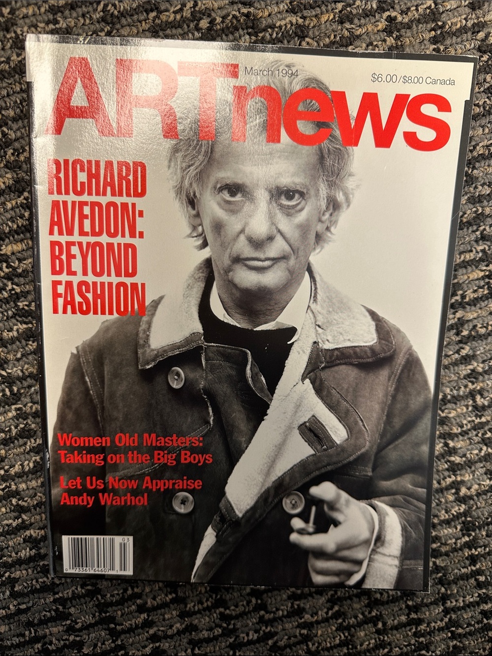 ARTnews March 1994 Richard Avedon